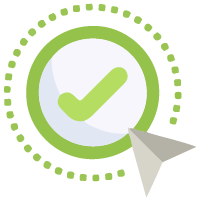 Registration form and confirmation illustration